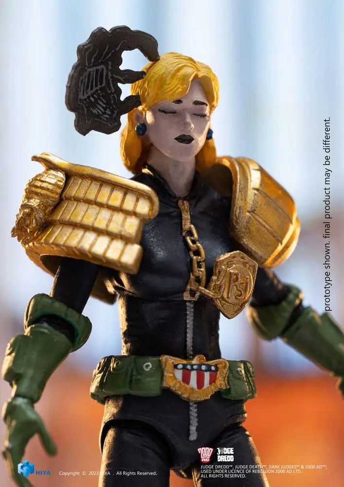 2000 AD Exquisite Mini akcijska figura 1/18 Judge Dredd Judge Anderson Hall of Heroes 10 cm fotografija proizvoda