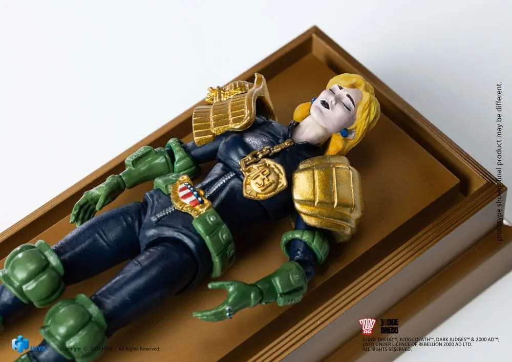 2000 AD Exquisite Mini akcijska figura 1/18 Judge Dredd Judge Anderson Hall of Heroes 10 cm fotografija proizvoda