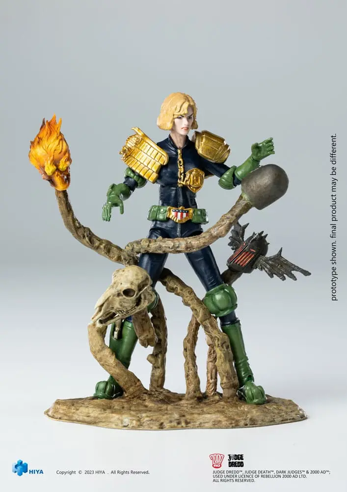 2000 AD Exquisite Mini akcijska figura 1/18 Judge Dredd Judge Anderson VS The Dark Judges 10 cm fotografija proizvoda