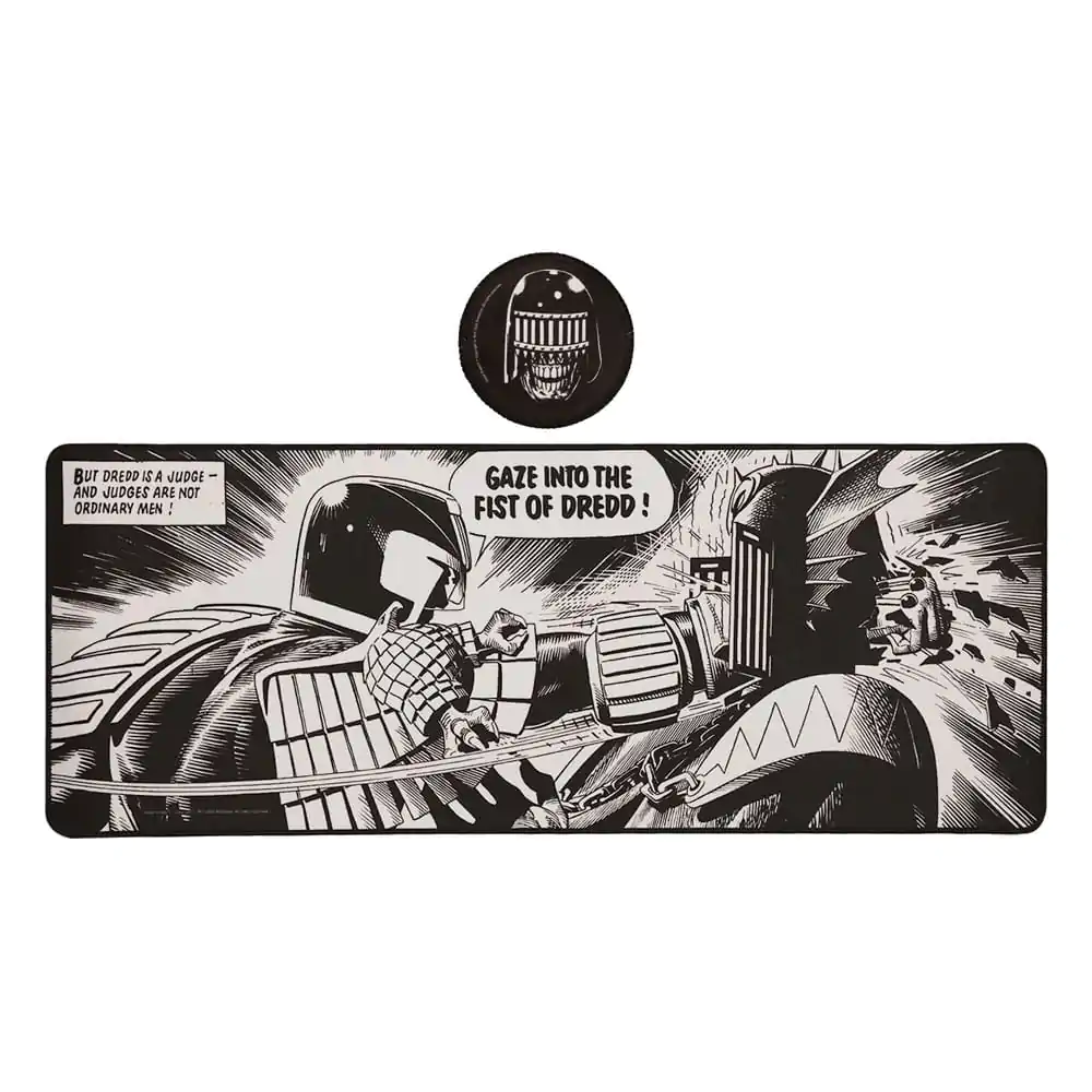 2000 AD podloga za stol i set podmetača Judge Dredd fotografija proizvoda