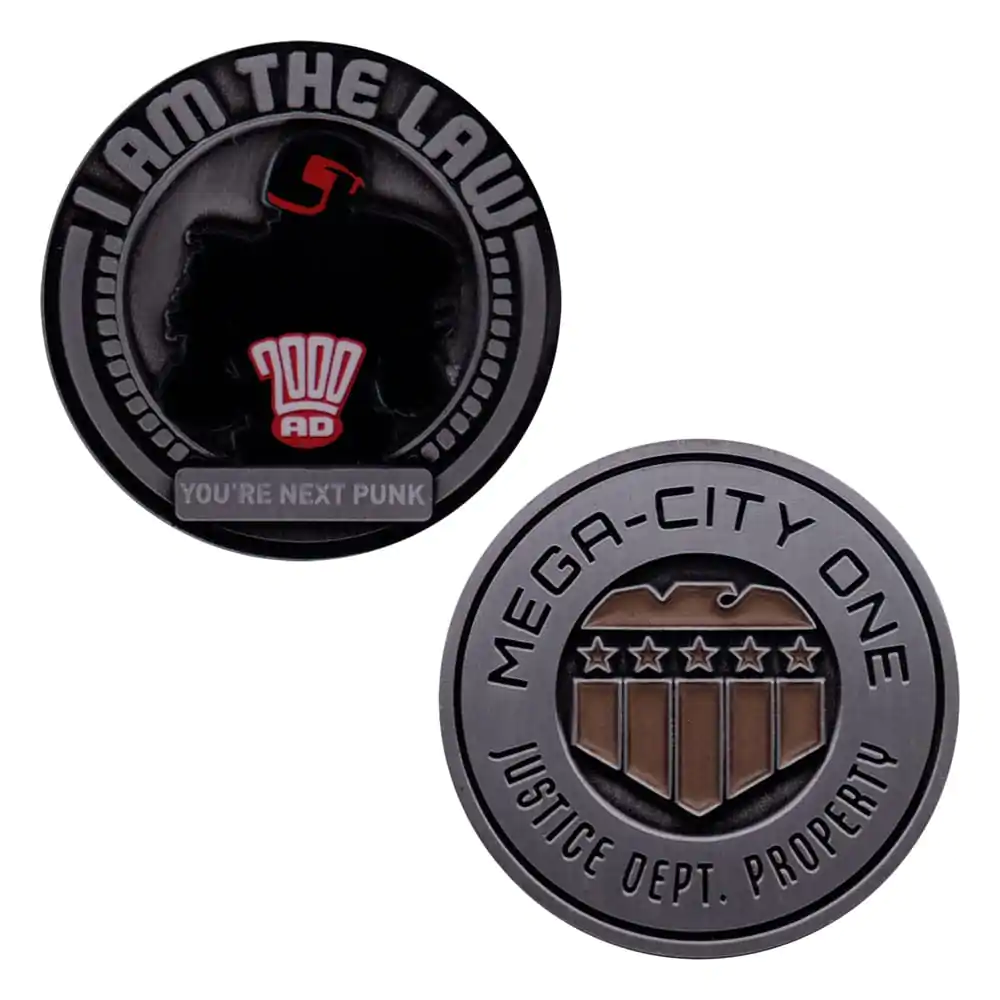 2000 AD Skupljiva Kovanica Judge Dredd Mega-City One Ograničeno Izdanje fotografija proizvoda