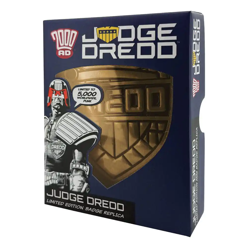 2000 AD Replica Značka Judge Dredd Limited Edition fotografija proizvoda