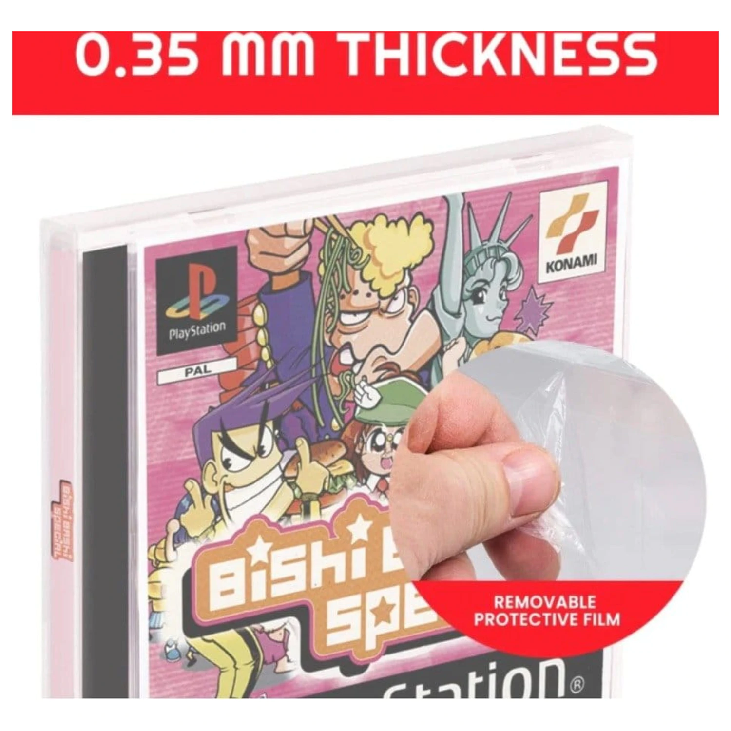 PET zaštite, pakiranje od 25 komada za PS1/Single CD/Dreamcast (Jewel Case) igre fotografija proizvoda