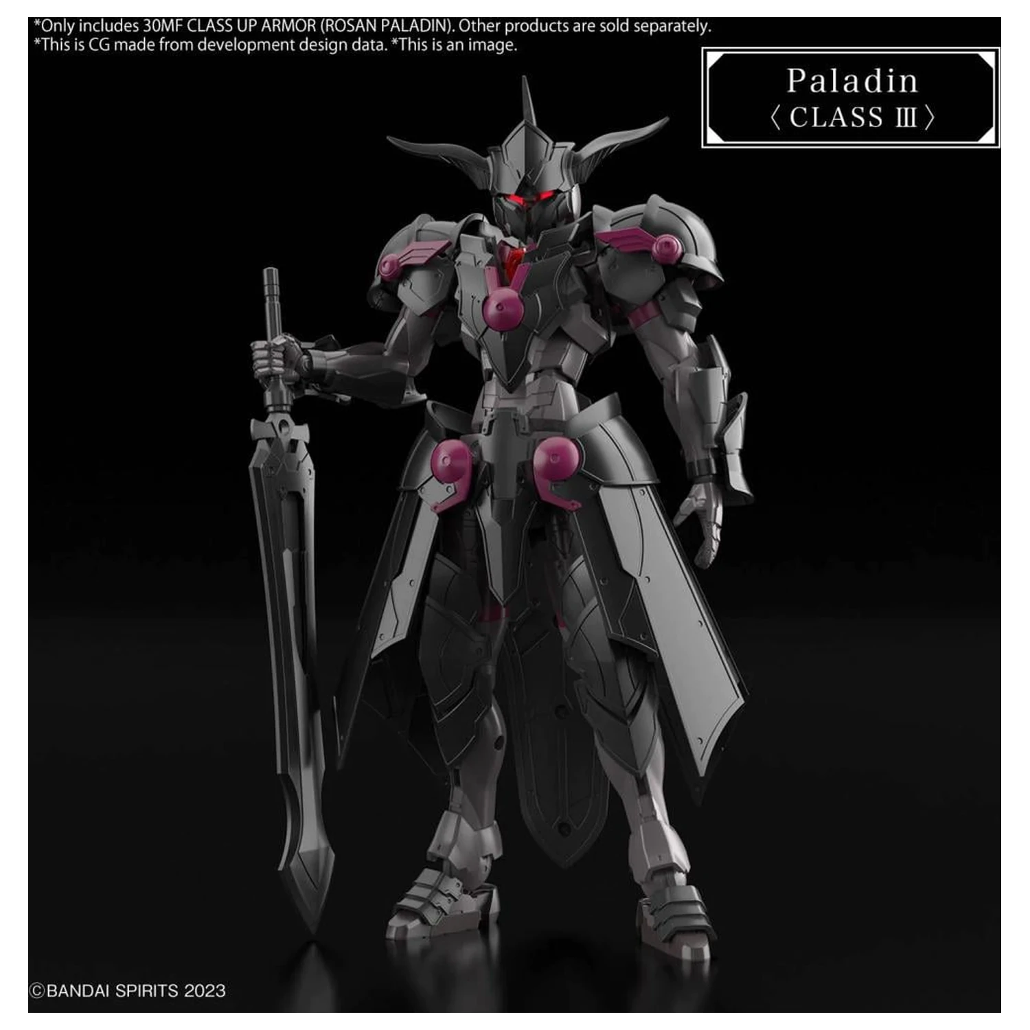 30MF Class Up Armor (Rosan Paladin) Komplet modela fotografija proizvoda