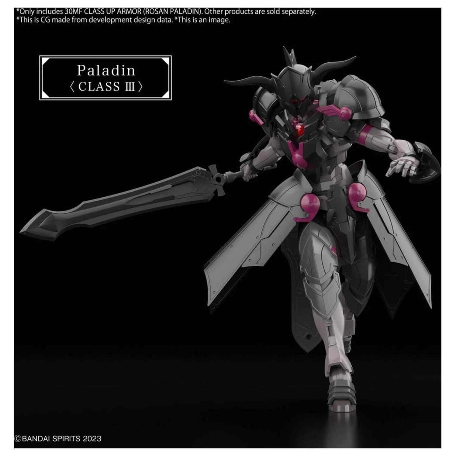 30MF Class Up Armor (Rosan Paladin) Komplet modela fotografija proizvoda