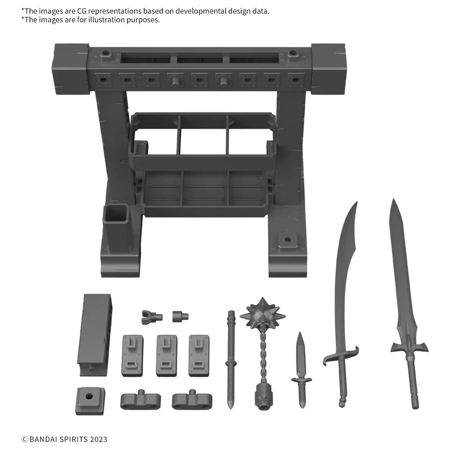 30MF Item Shop 3 (Opcija oružja) komplet modela fotografija proizvoda