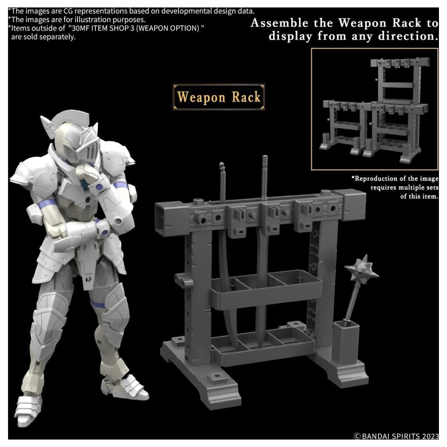 30MF Item Shop 3 (Opcija oružja) komplet modela fotografija proizvoda