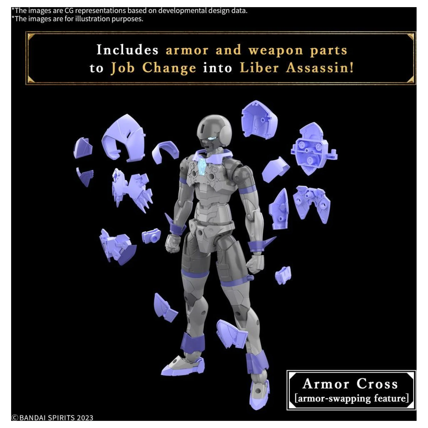 30MF Liber Assassin Komplet modela fotografija proizvoda