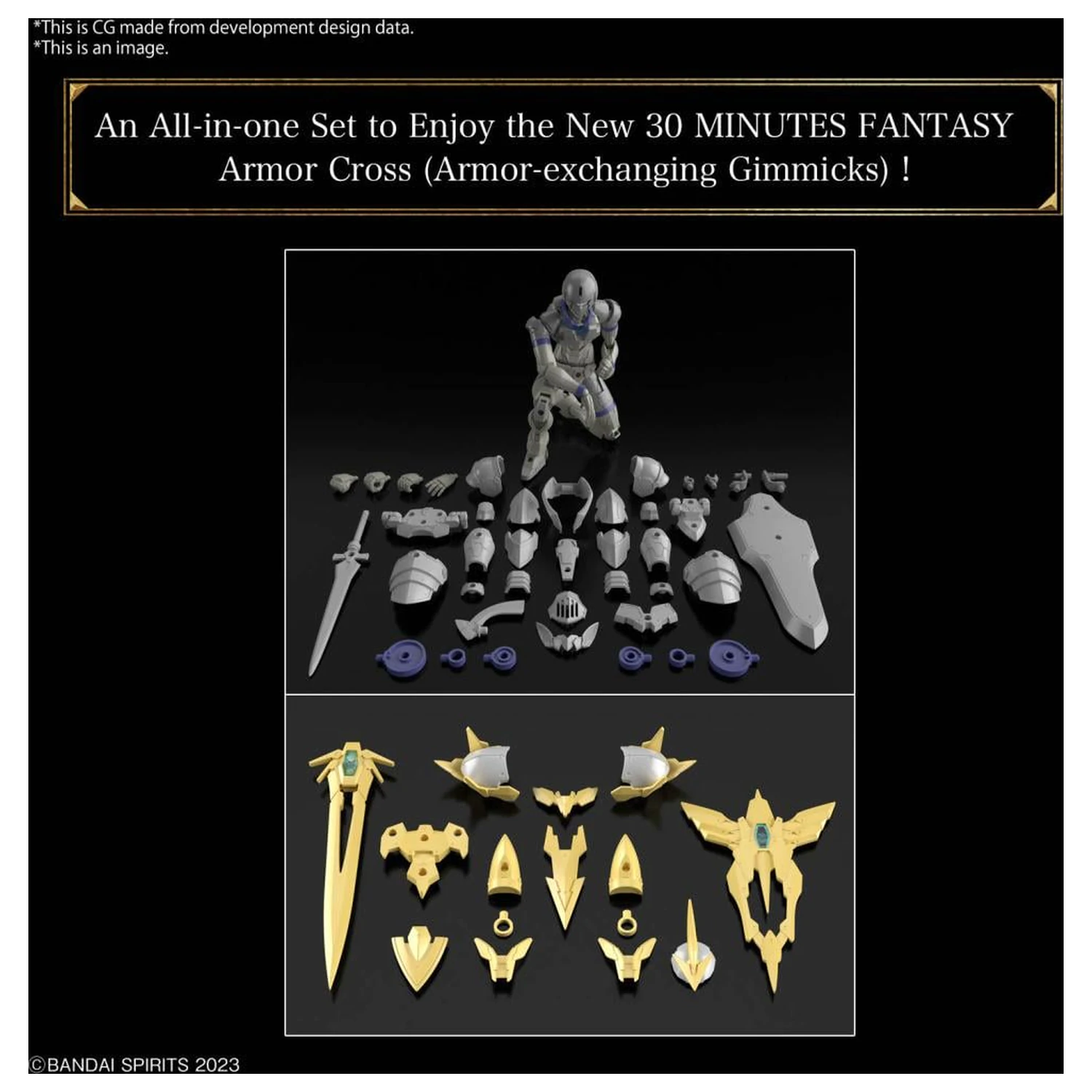 30MF Liber Holy Knight Model Kit fotografija proizvoda