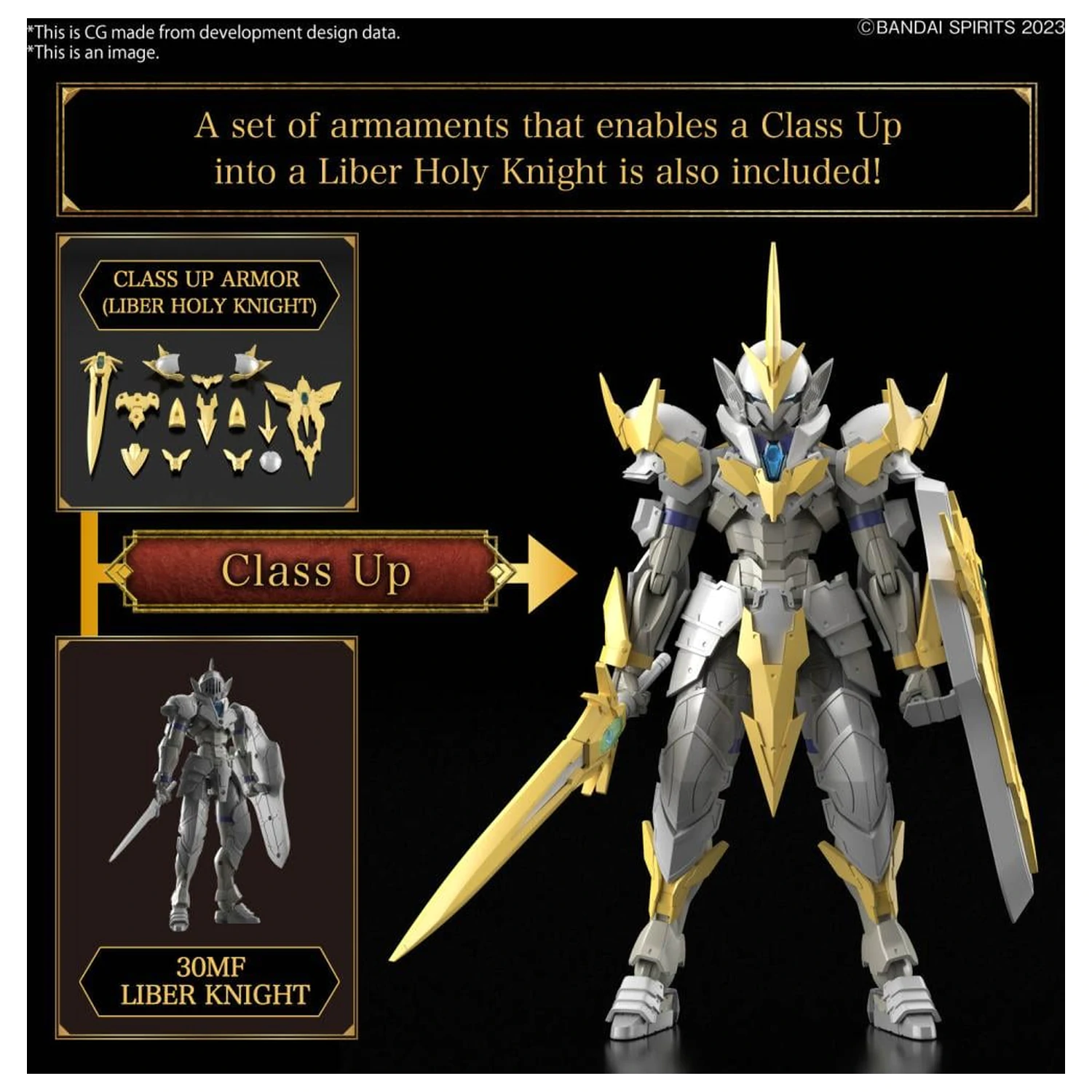 30MF Liber Holy Knight Model Kit fotografija proizvoda