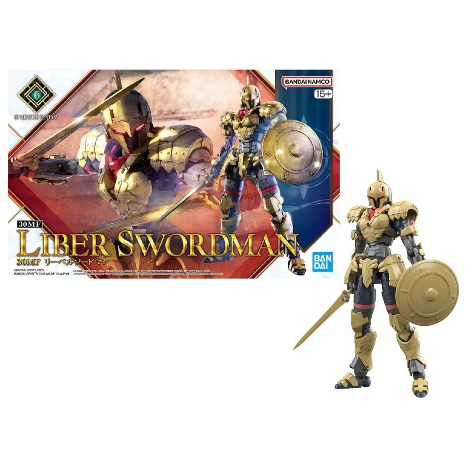 30MF Liber Swordsman komplet modela fotografija proizvoda