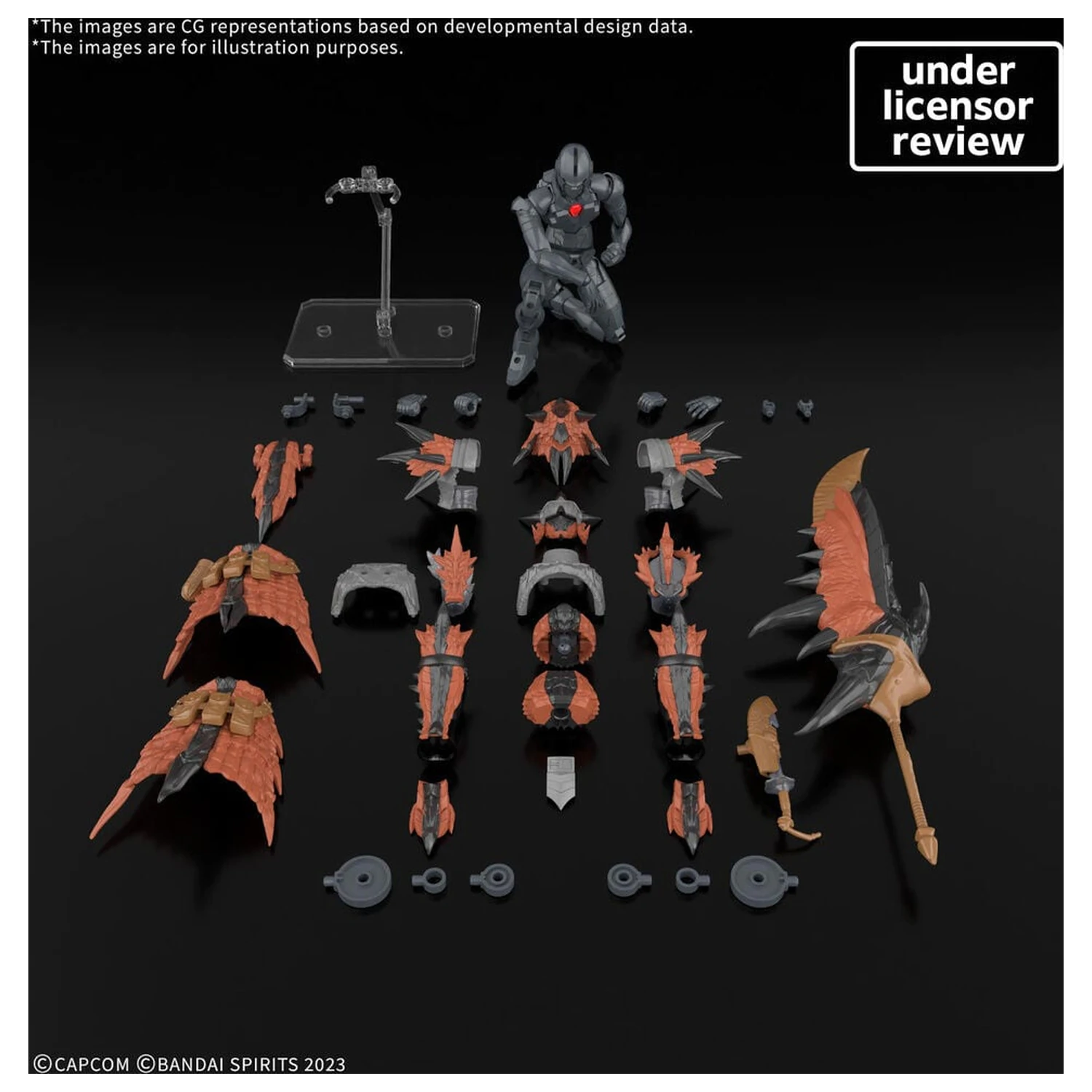 30MF Monster Hunter Wilds Rathalos Oprema Rathalos serija Set dodataka 30 Minutes Fantasy fotografija proizvoda