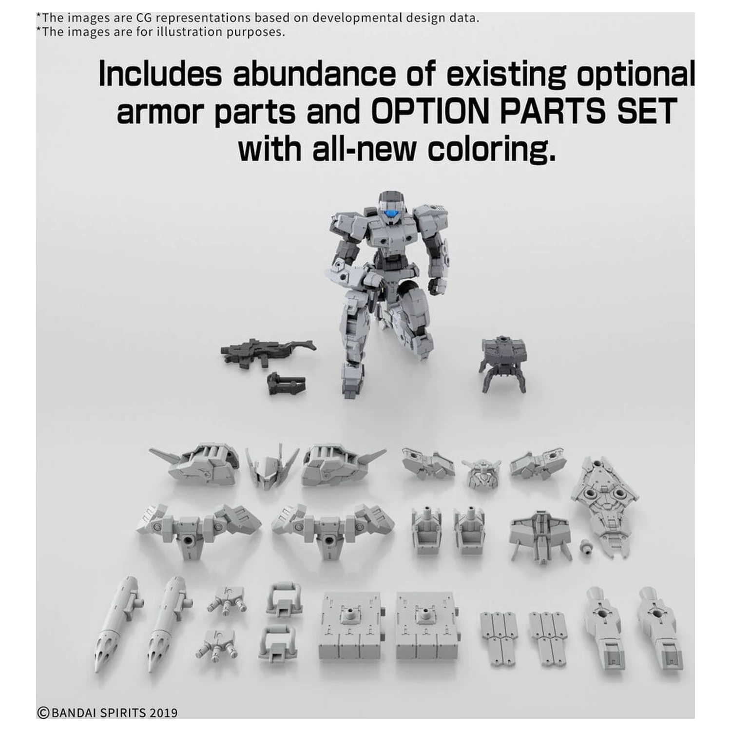 30MM 1/144 eEXM-17RE Alto Refine set za sastavljanje modela figure Base Figure 30 Minutes Missions fotografija proizvoda