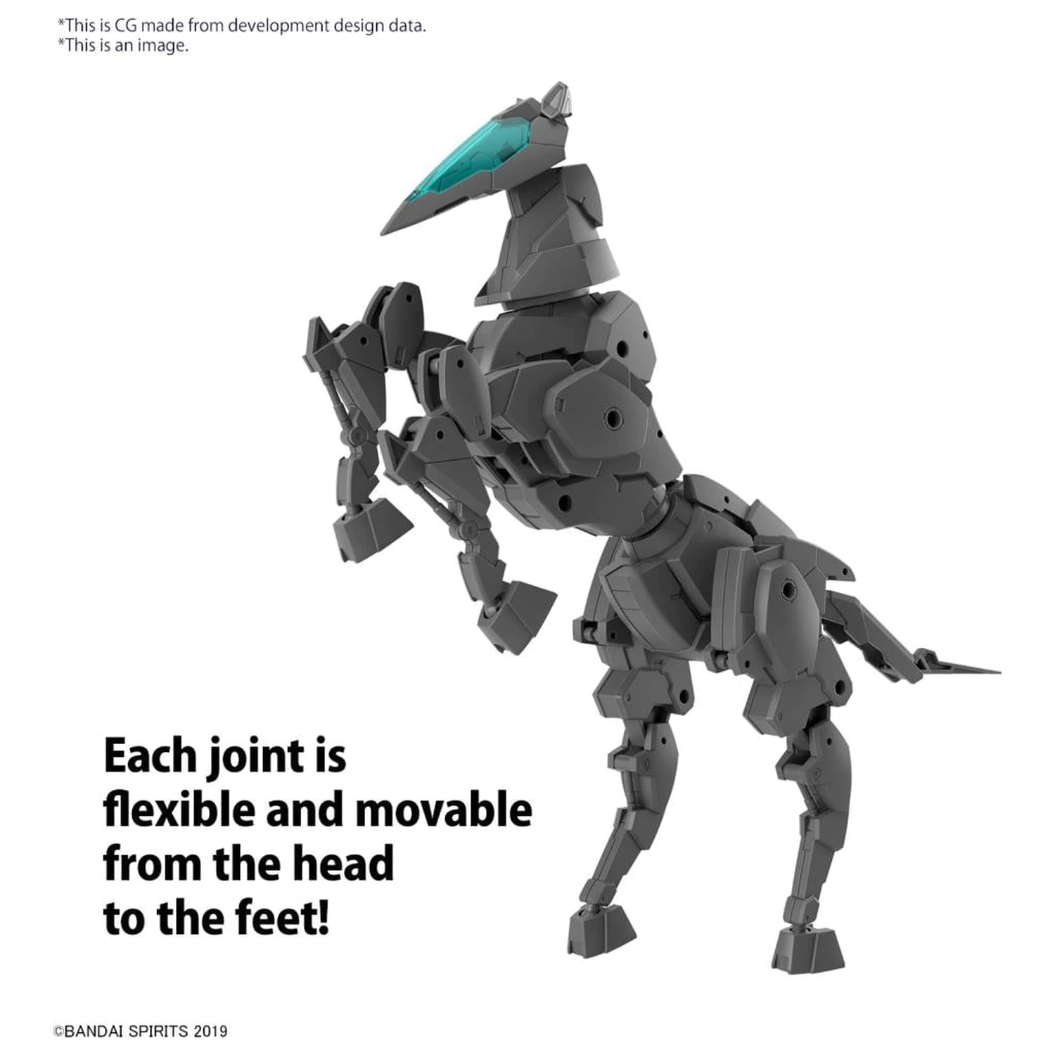 30MM 1/144 Extended Armament Vehicle (Horse Mecha) Dark Model Kit fotografija proizvoda
