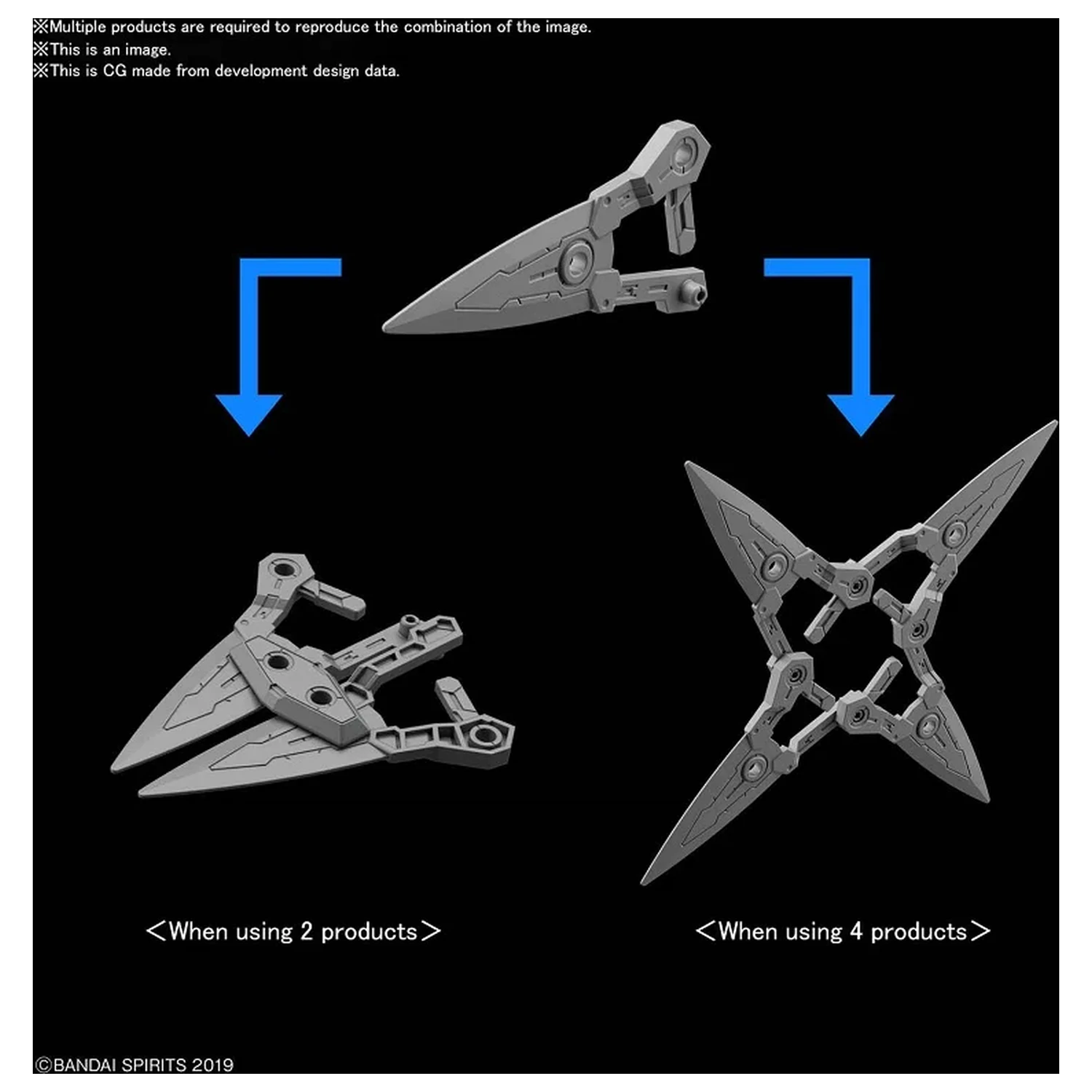 30 mm 1/144 Dodatno oružje 1 za Rabiot model komplet fotografija proizvoda
