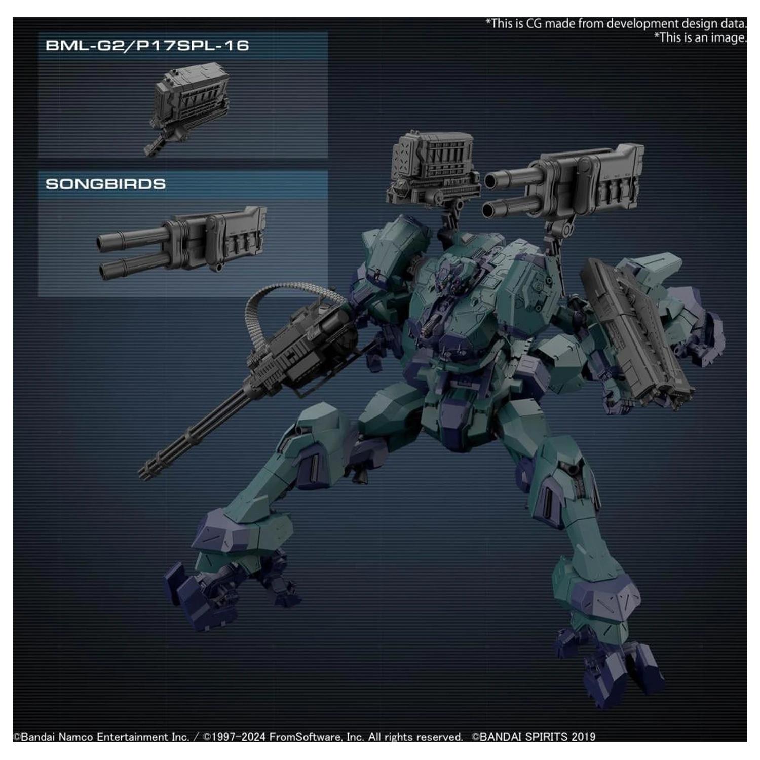 30MM Armored Core VI BD-011 Melander Liger Tail Model Komplet fotografija proizvoda