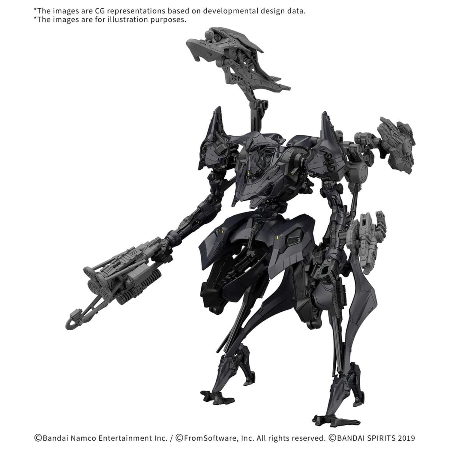 30MM Armored Core VI Fires Of Rubicon Schneider Nachtreiher 40E Dual Nature komplet modela postolje figurice fotografija proizvoda