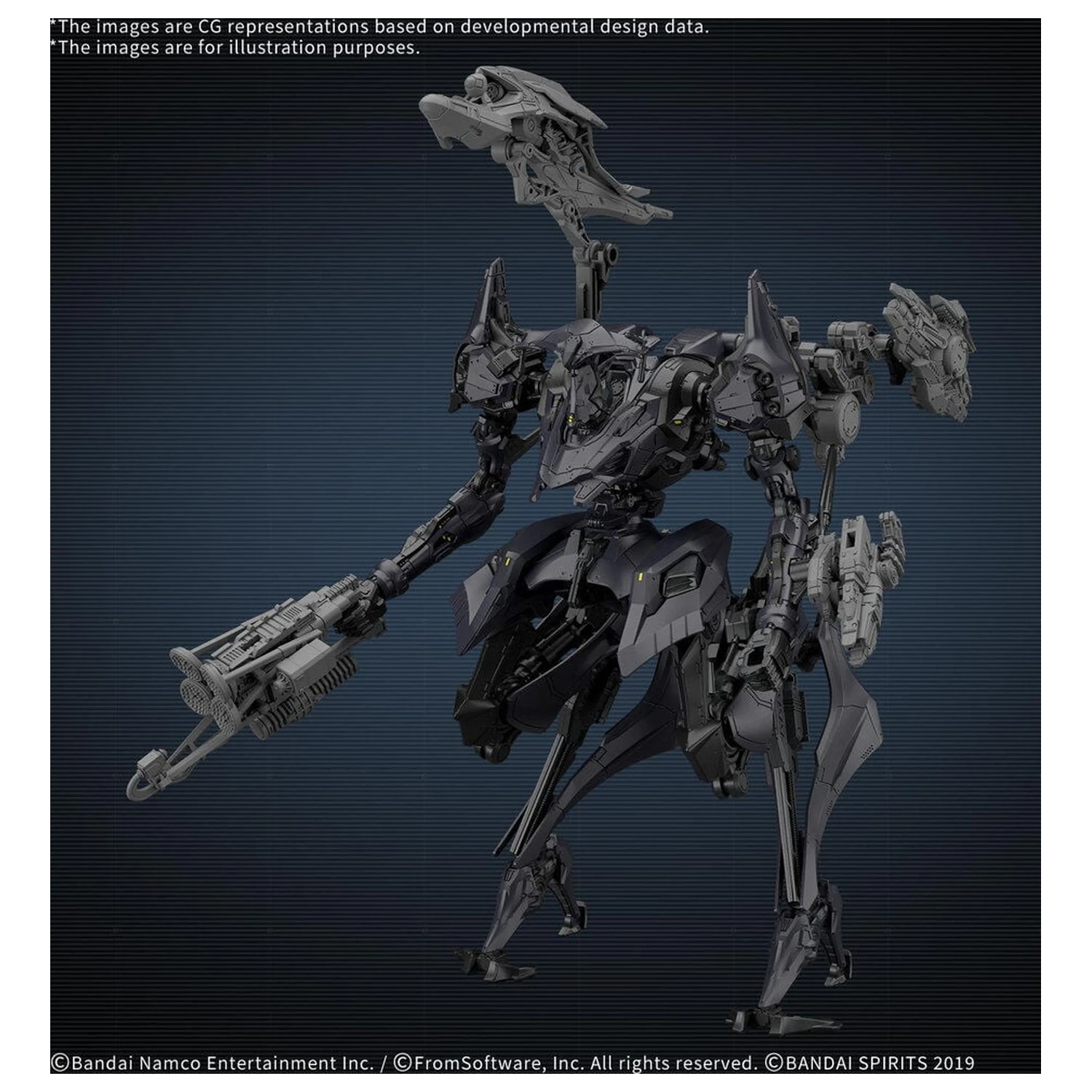 30MM Armored Core VI Fires Of Rubicon Schneider Nachtreiher 40E Dual Nature komplet modela postolje figurice fotografija proizvoda