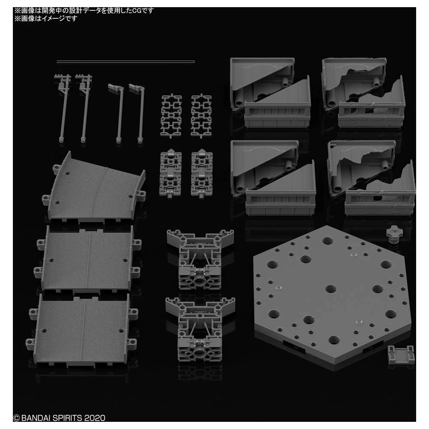 30MM Prilagodljiva podloga za scenu (gradsko područje ver.) model kit fotografija proizvoda