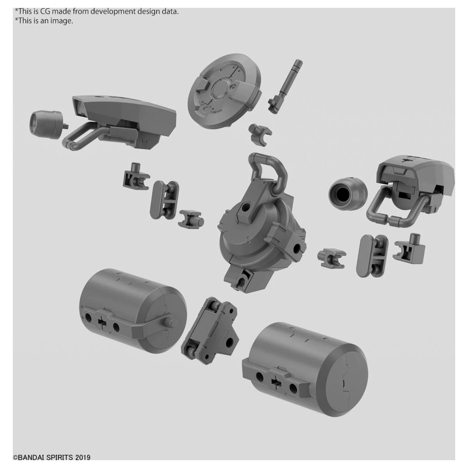 30MM Prilagodljivo oružje (Teško oružje 2) Komplet modela fotografija proizvoda