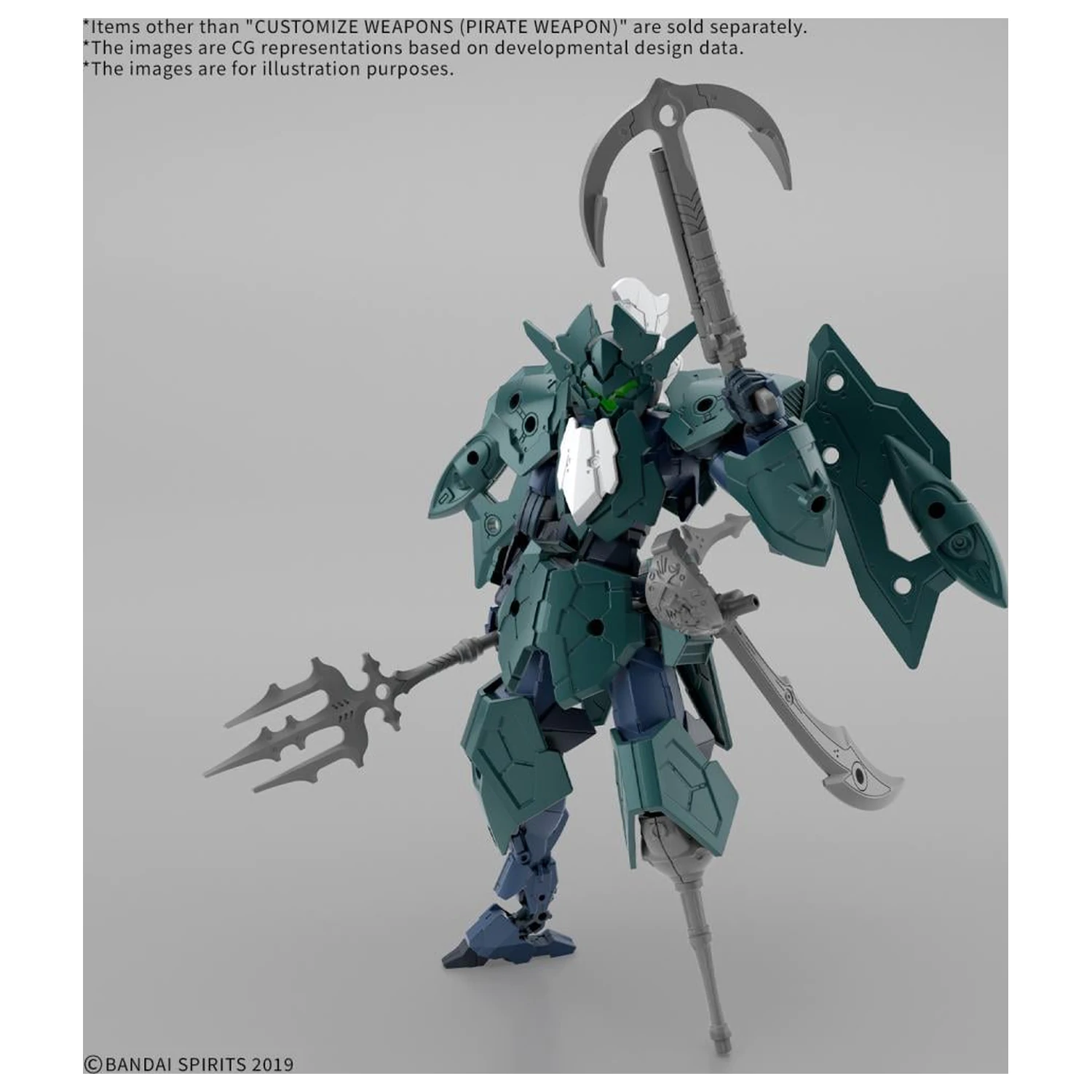 30MM Customize Weapons (Pirate Weapon) Model Kit dodatni paket fotografija proizvoda