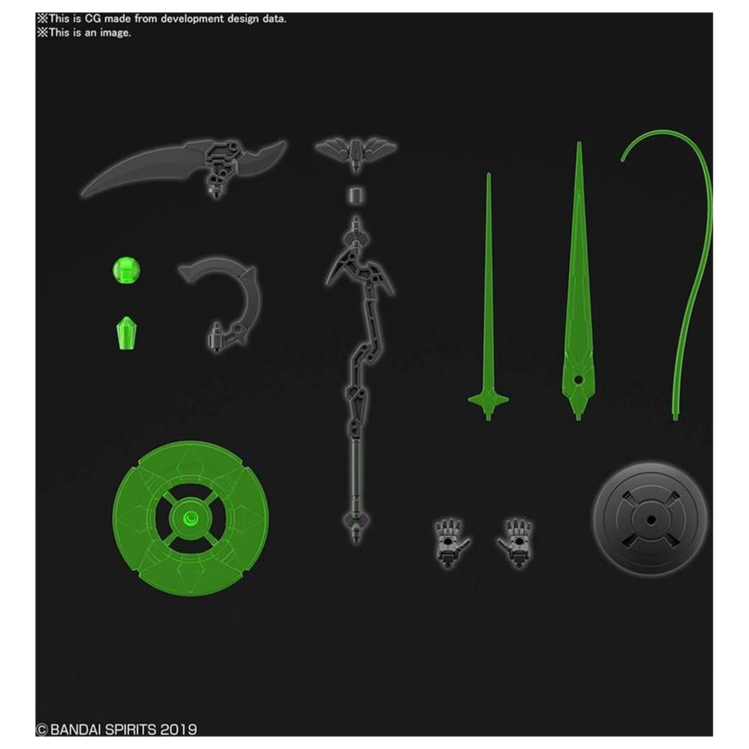 30MM Customize Weapons (Witchcraft Weapon) komplet modela fotografija proizvoda