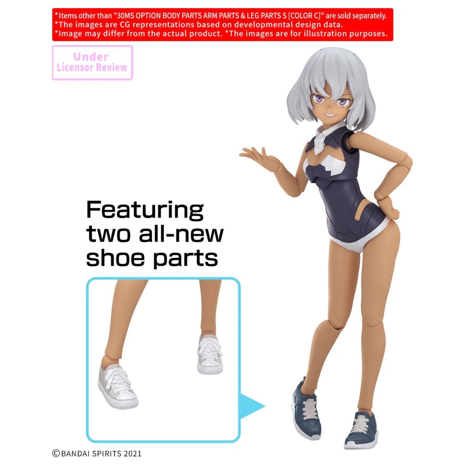 30MS Option Body Parts Arm Parts & Leg Parts S (Color C) Model Kit dodatni paket fotografija proizvoda