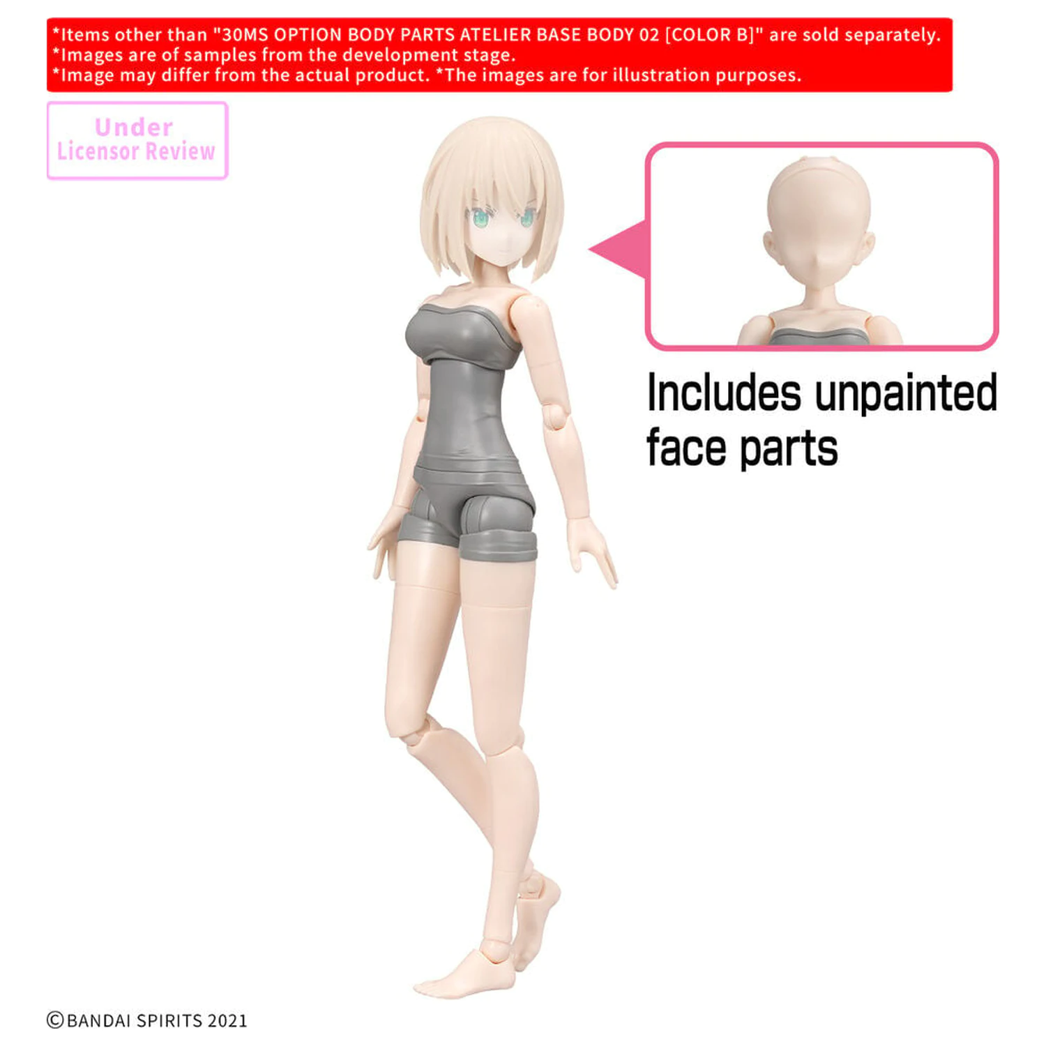 30MS Option Body Parts Atelier Base Body 02 Boja B Komplet dodataka 30 Minutes Sisters fotografija proizvoda