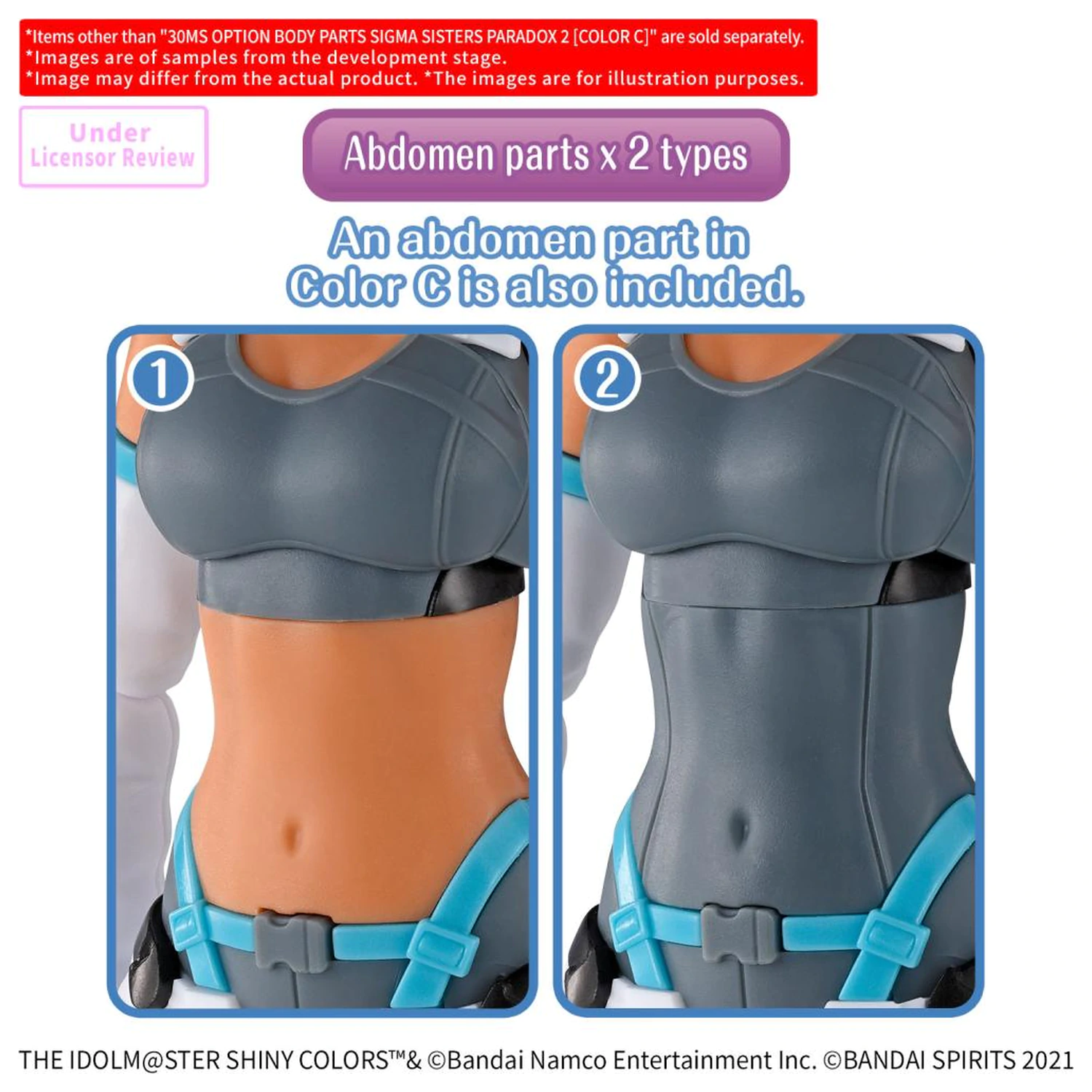 30MS Option Body Parts Sigma Sisters Paradox 2 (Color C) Model Kit komplet dodatne opreme fotografija proizvoda