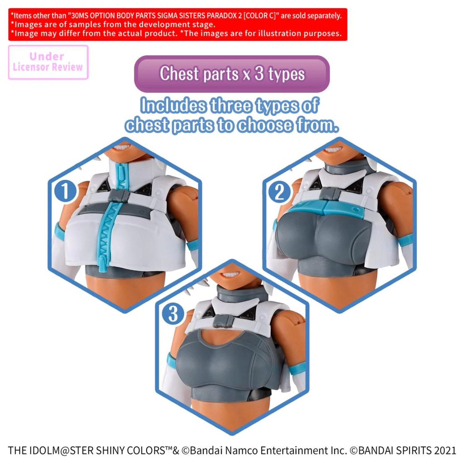 30MS Option Body Parts Sigma Sisters Paradox 2 (Color C) Model Kit komplet dodatne opreme fotografija proizvoda
