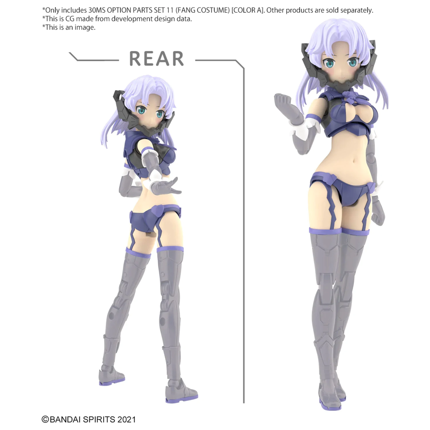 30MS Set dodatnih dijelova 11 (Fang Costume) Color A Model Kit fotografija proizvoda