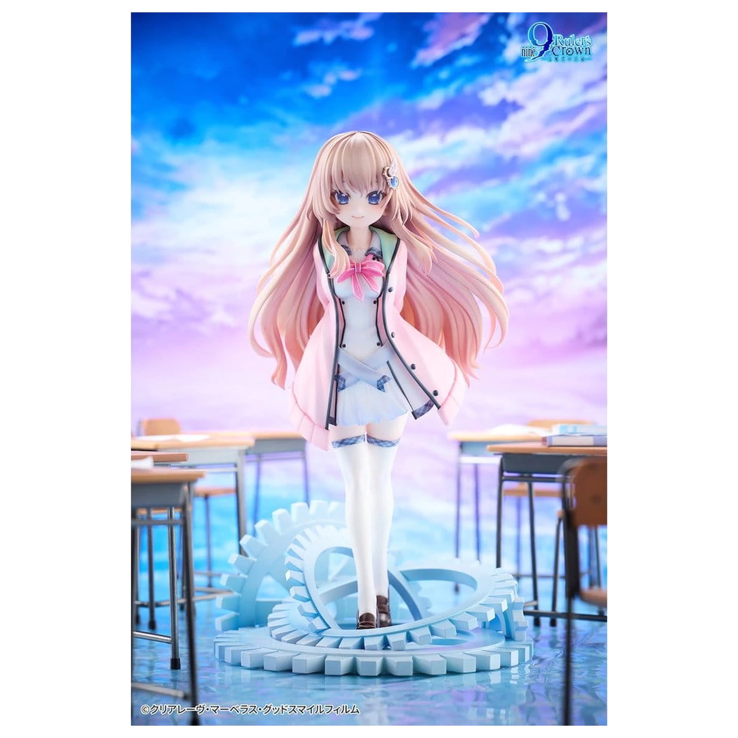9-nine- PVC figura 1/6 Ruler's Crown Miyako Kujo 25 cm fotografija proizvoda