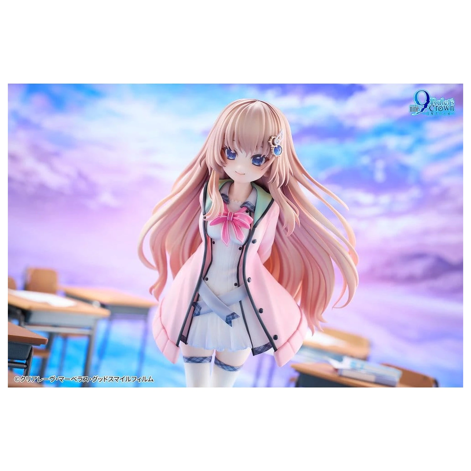 9-nine- PVC figura 1/6 Ruler's Crown Miyako Kujo Deluxe Edition 25 cm fotografija proizvoda