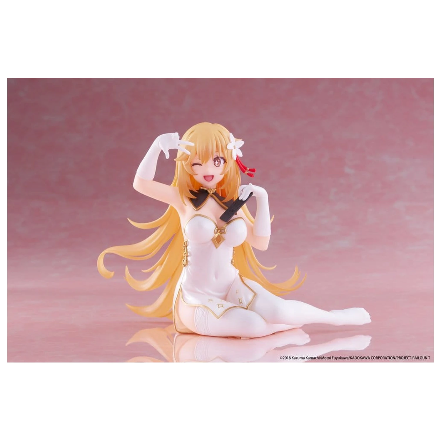 A Certain Scientific Railgun PVC kipić Stolna slatka figura Misaki Shokuho Chinese Dress Ver. 13 cm fotografija proizvoda