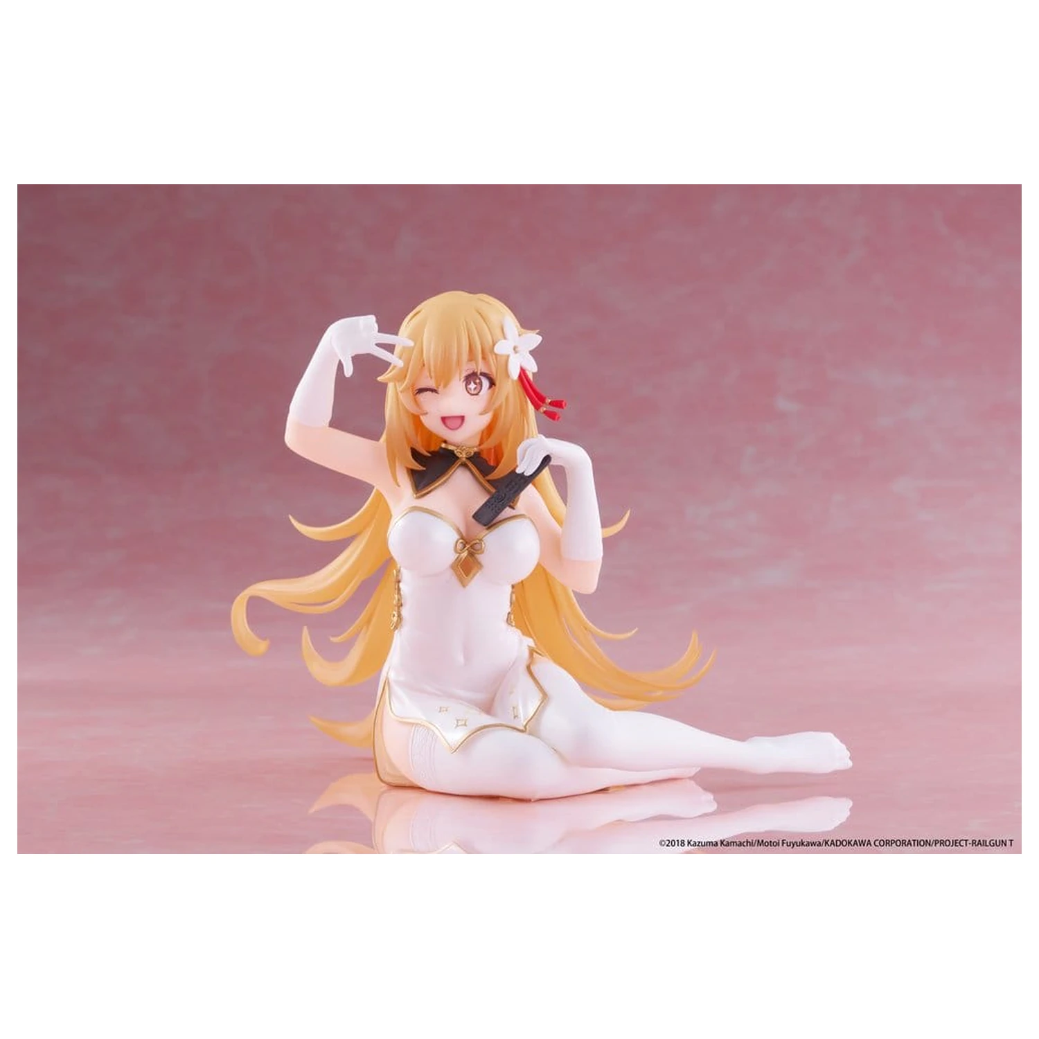 A Certain Scientific Railgun PVC kipić Stolna slatka figura Misaki Shokuho Chinese Dress Ver. 13 cm fotografija proizvoda