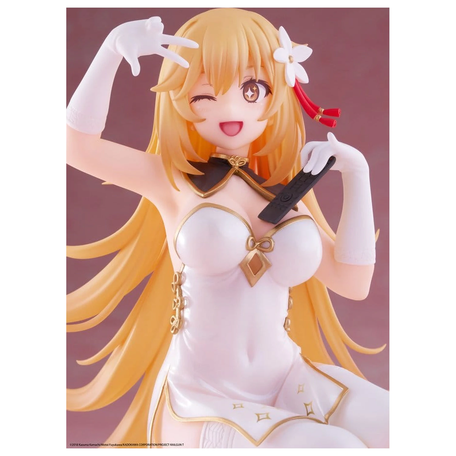 A Certain Scientific Railgun PVC kipić Stolna slatka figura Misaki Shokuho Chinese Dress Ver. 13 cm fotografija proizvoda