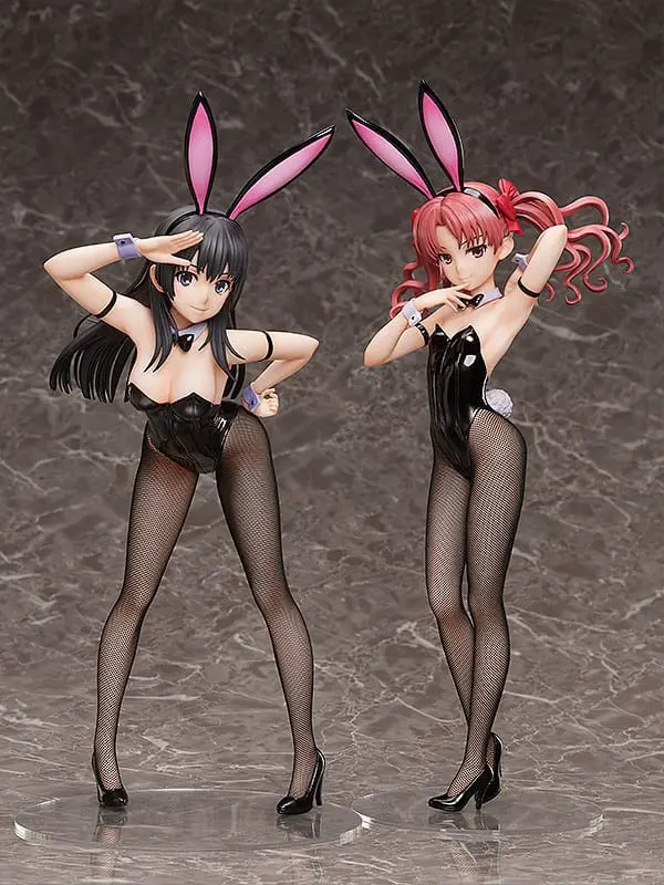 A Certain Scientific Railgun T Kip PVC 1/4 Ruiko Saten: Bunny Ver. 40 cm fotografija proizvoda