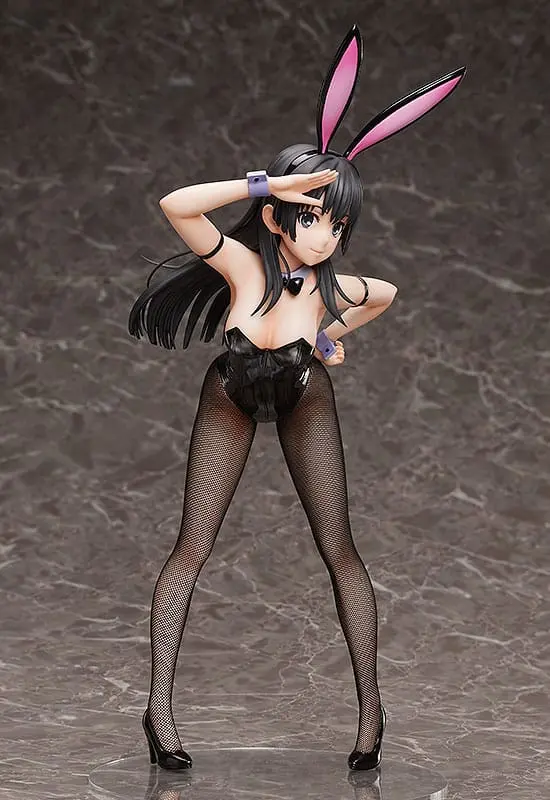 A Certain Scientific Railgun T Kip PVC 1/4 Ruiko Saten: Bunny Ver. 40 cm fotografija proizvoda