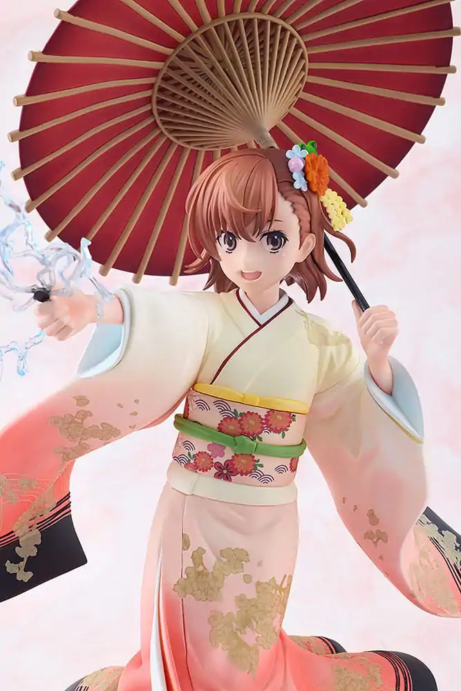 A Certain Scientific Railgun T Statua 1/7 Mikoto Misaka Furisode Kimono Ver. 28 cm fotografija proizvoda