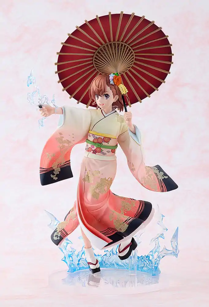 A Certain Scientific Railgun T Statua 1/7 Mikoto Misaka Furisode Kimono Ver. 28 cm fotografija proizvoda