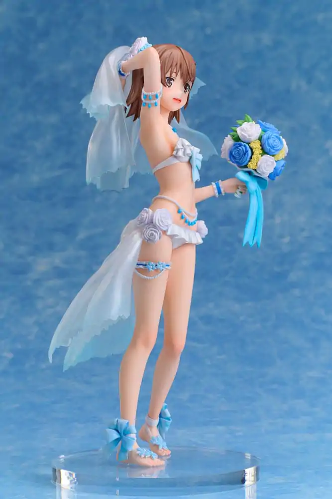 A Certain Scientific Railgun T PVC statua 1/7 Mikoto Misaka Wedding Swimsuit Ver. 25 cm fotografija proizvoda