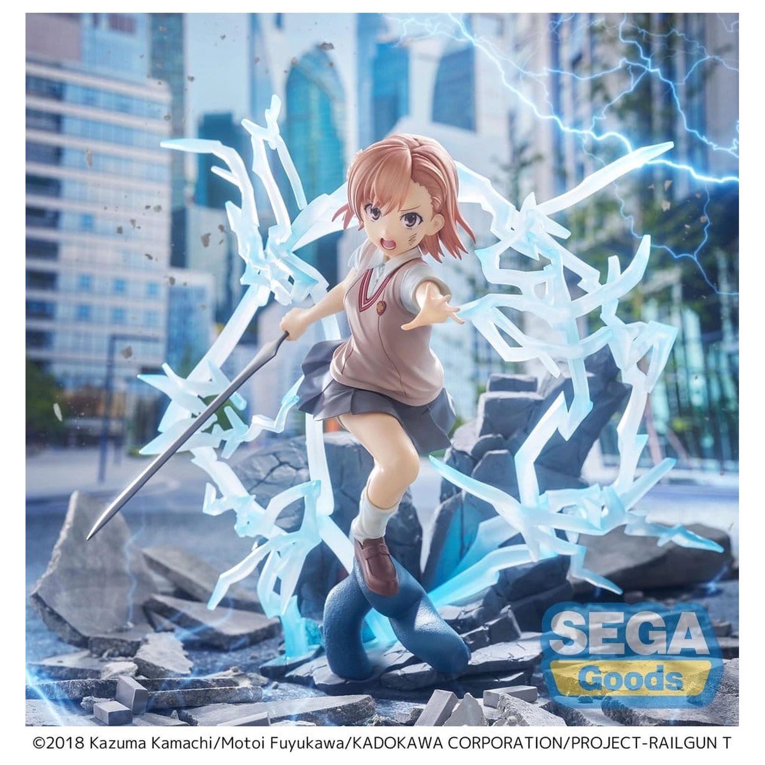 A Certain Scientific Railgun T FIGURIZM PVC figura Mikoto Misaka 23 cm fotografija proizvoda