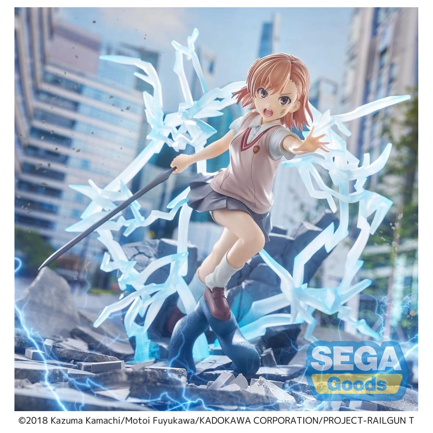 A Certain Scientific Railgun T FIGURIZM PVC figura Mikoto Misaka 23 cm fotografija proizvoda