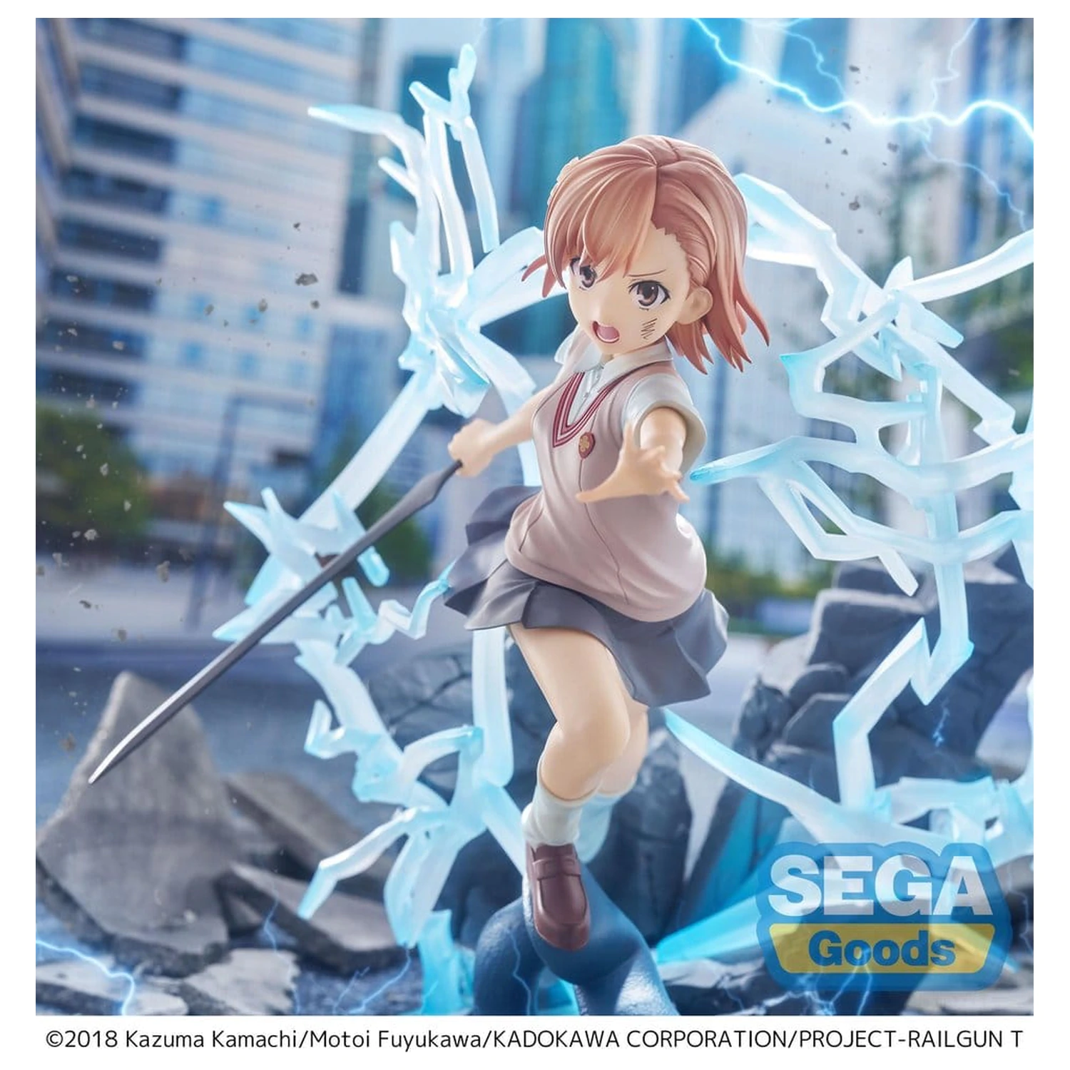A Certain Scientific Railgun T FIGURIZM PVC figura Mikoto Misaka 23 cm fotografija proizvoda