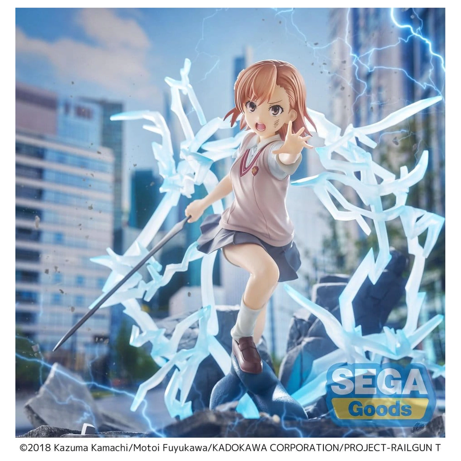 A Certain Scientific Railgun T FIGURIZM PVC figura Mikoto Misaka 23 cm fotografija proizvoda