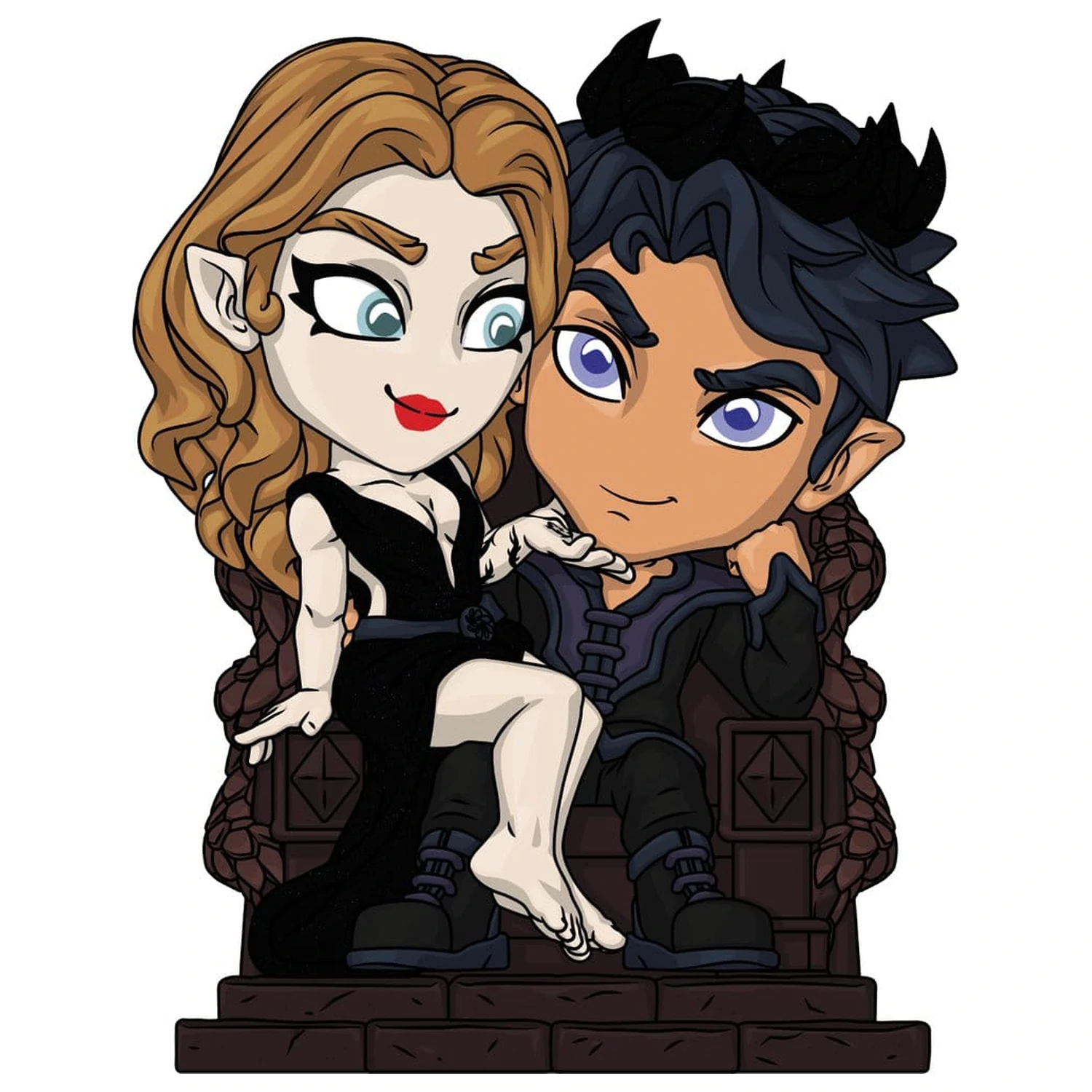 A Court of Thorns and Roses vinilna figura Feyre And Rhysand 12 cm fotografija proizvoda