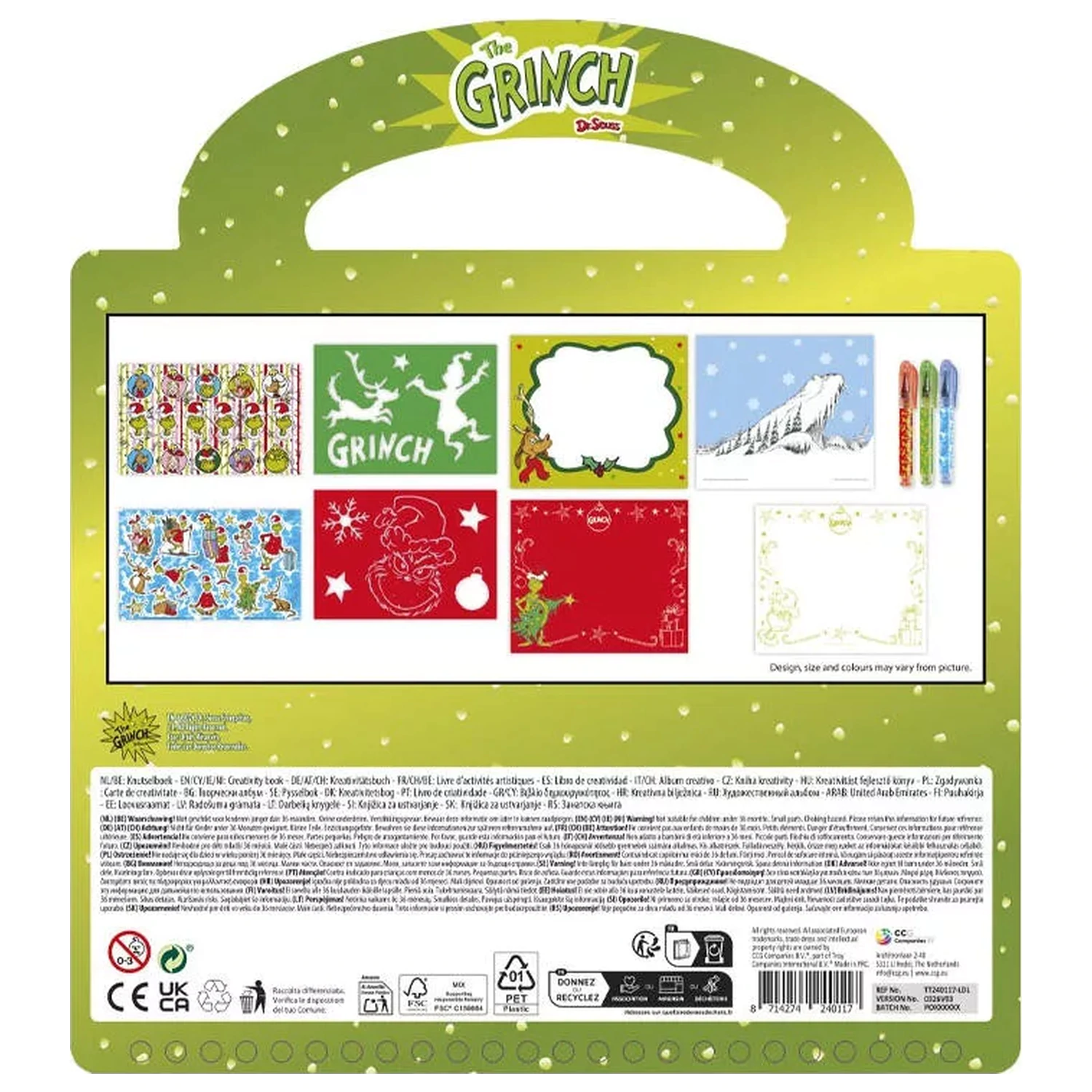 The Grinch Dr. Seuss set za aktivnosti fotografija proizvoda