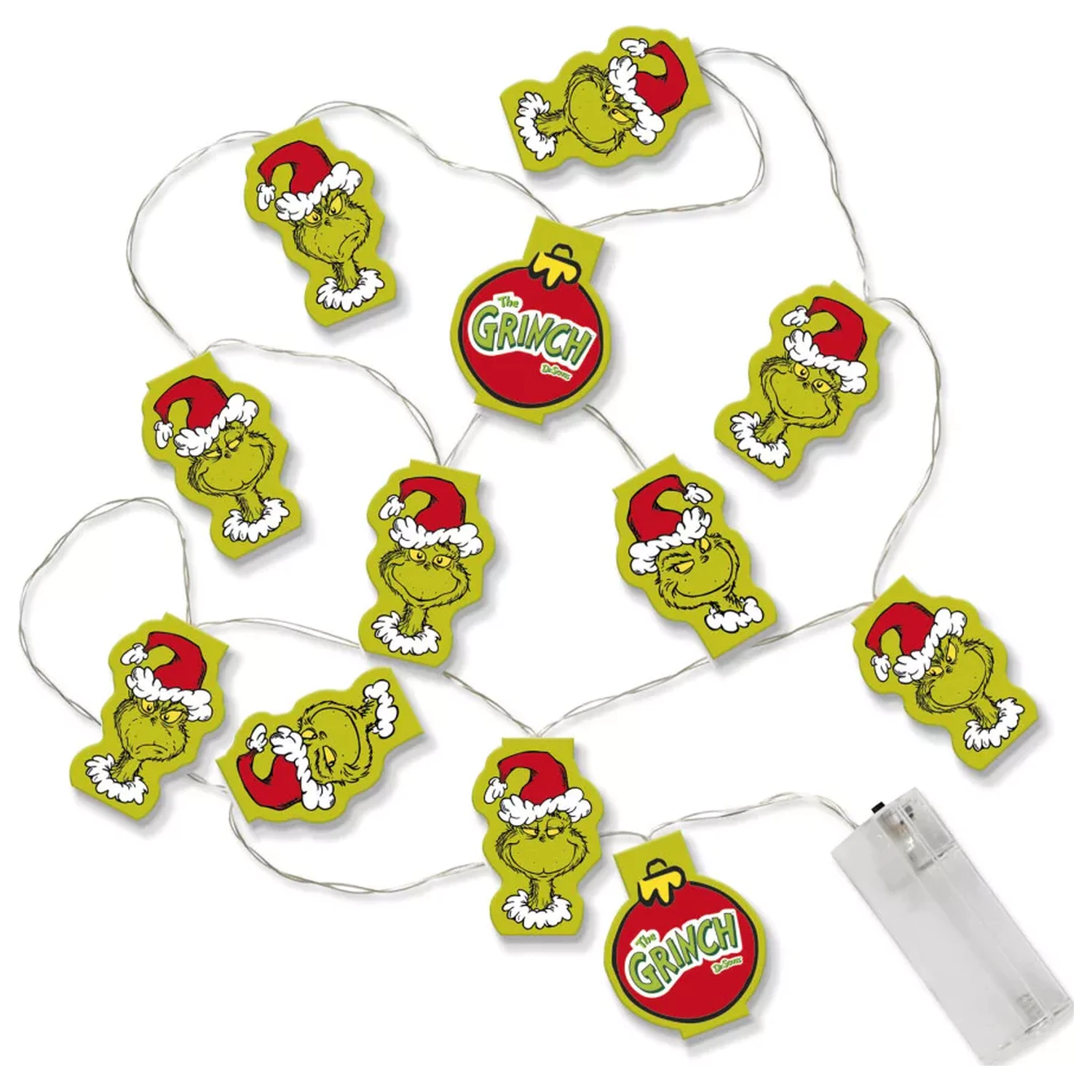 The Grinch Dr Seuss Božićne LED svjetleće žice fotografija proizvoda
