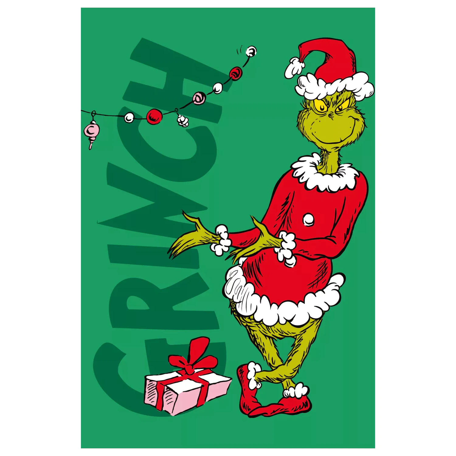 The Grinch Merry Presents Mikroflanelska deka 100x150cm fotografija proizvoda