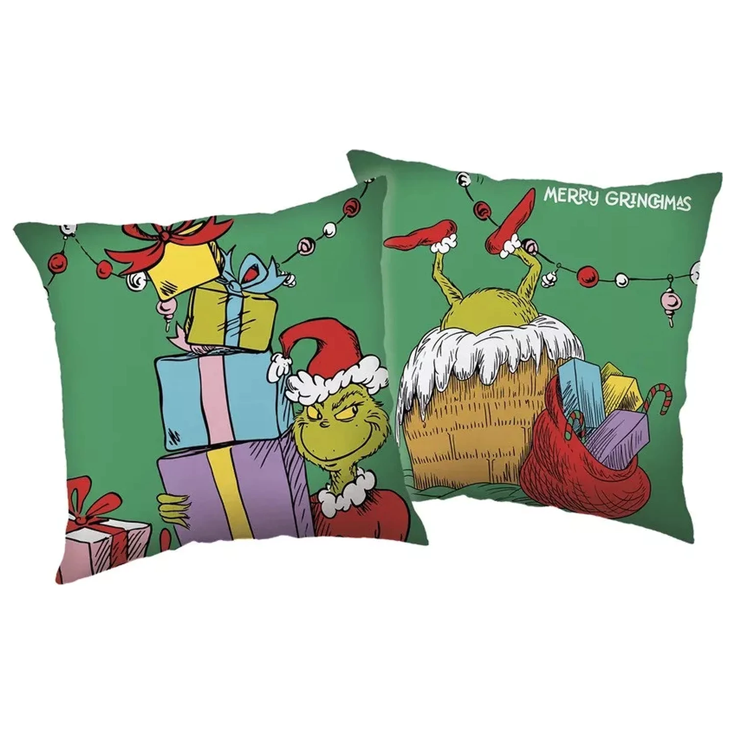How the Grinch Stole Christmas Presents jastuk, ukrasni jastuk 40x40 cm fotografija proizvoda